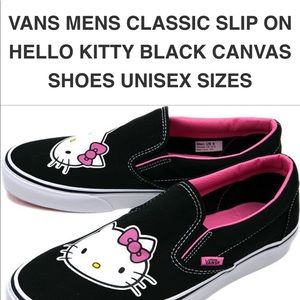 Vans off the wall Hello Kitty canvas men 8/lds 9.5